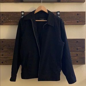 Alfani Full Zip Lightweight Hammlock Jacket Black